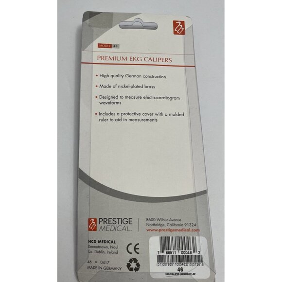 Prestige Medical Premium EKG Calipers Model 46 Made in Germany - NEW - Picture 2 of 4